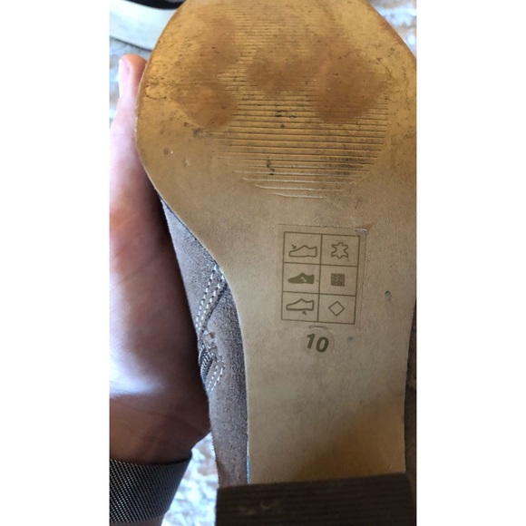 Dolce Vita Tan Suede High Heel Boots - Picture 5 of 6